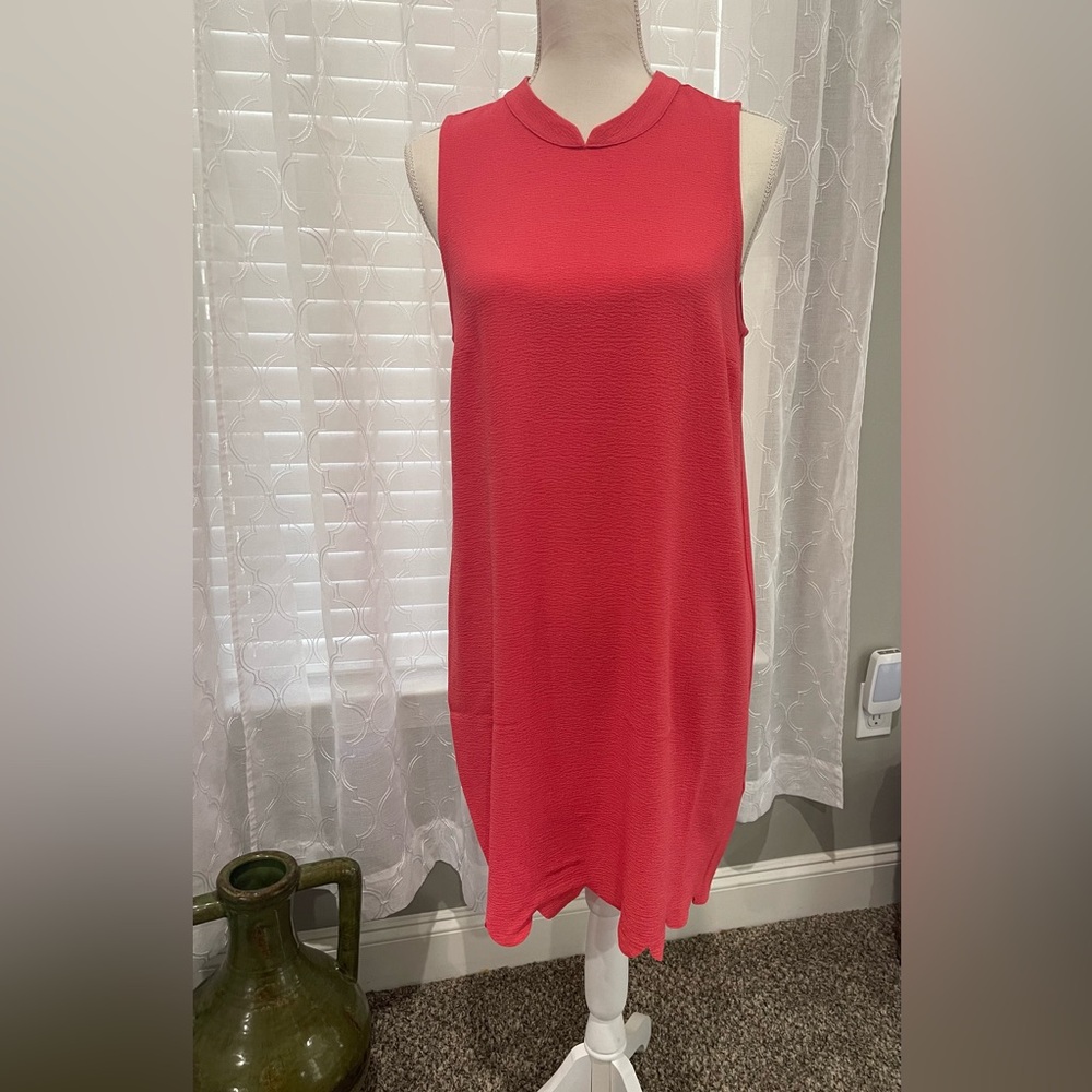 Mud Pie Vibrant Pink Sleeveless Mini Dress
